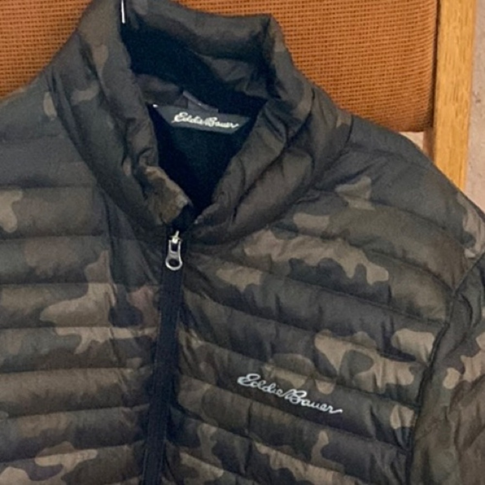 Eddie Bauer Camo Puffer Jacket